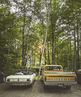 219.365.2021 - When your truck has a favorite car buddy it likes to park next to at breweries | The Pour Farm, Union Maine