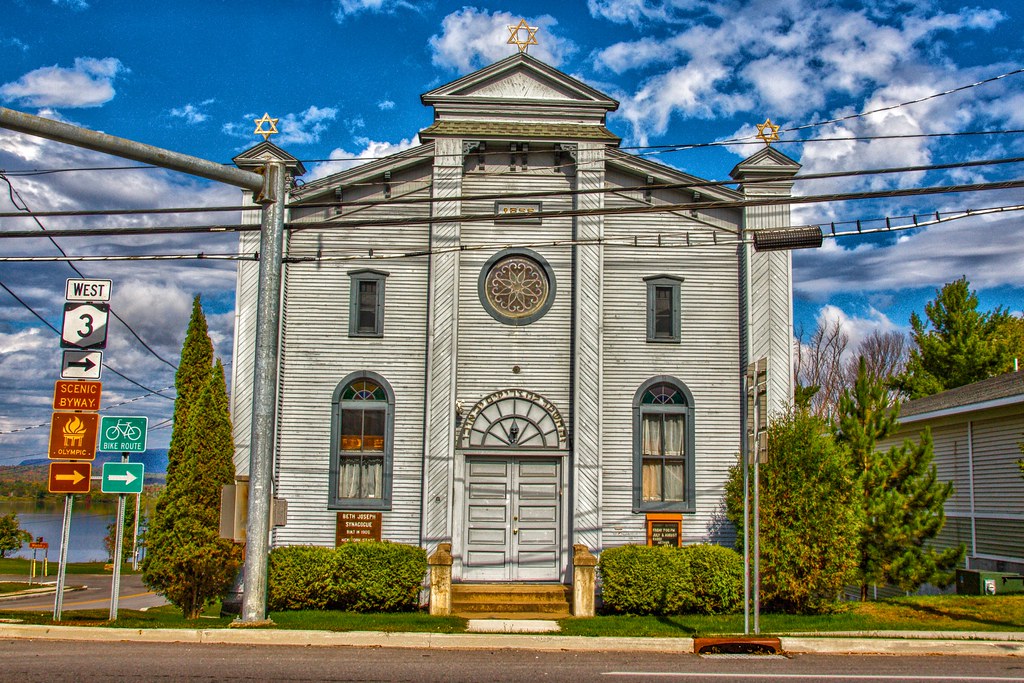 Tupper Lake  New York - Beth Joseph Synagogue - Historic  Building  -  Adirondack National Park-