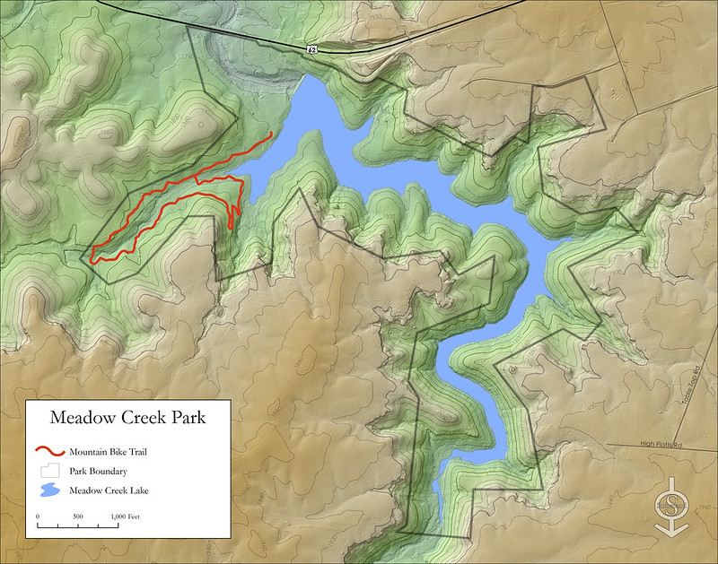 Meadow Creek Park, Monterey, Putnam County, Tennessee [Map]
