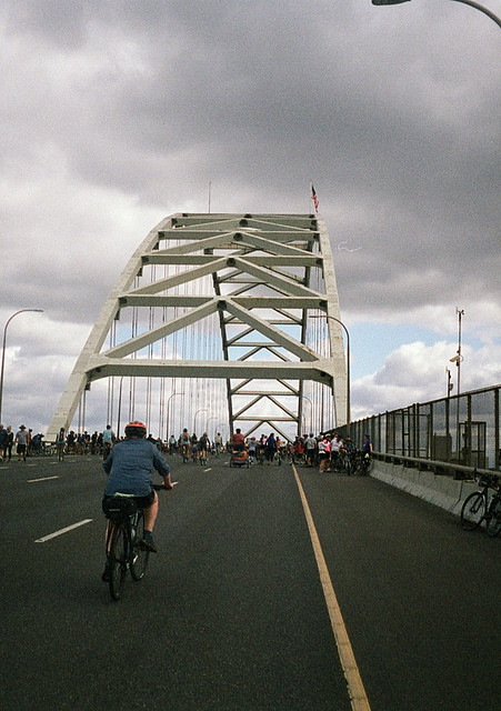 Bridge Pedal: Fremont Bridge, 8 Aug 2021