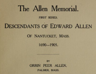 Descendants of Edward Allen