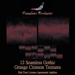 TT 12 Seamless Gothic Grunge Crimson Timeless Textures