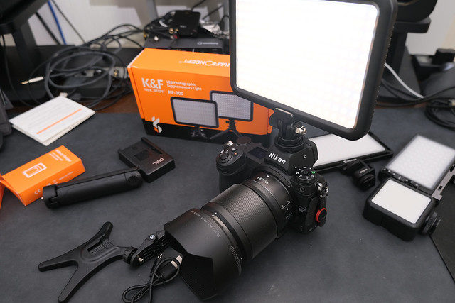 ミラーレスカメラとの組み合わせに最適なLED照明 K&F Concept ビデオライト - おやっ？何か届いたようです。～公開メモ帳2冊目～