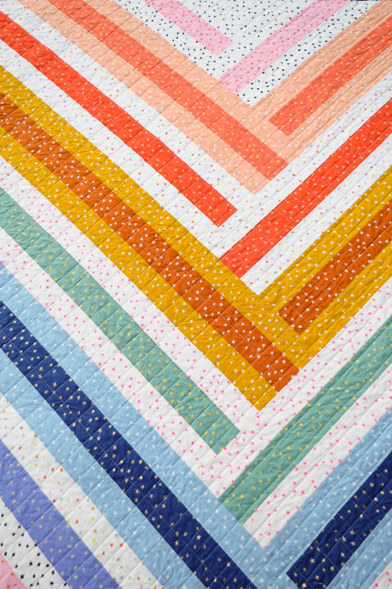 The Zoe Quilt in Starry - Kitchen Table Quilting