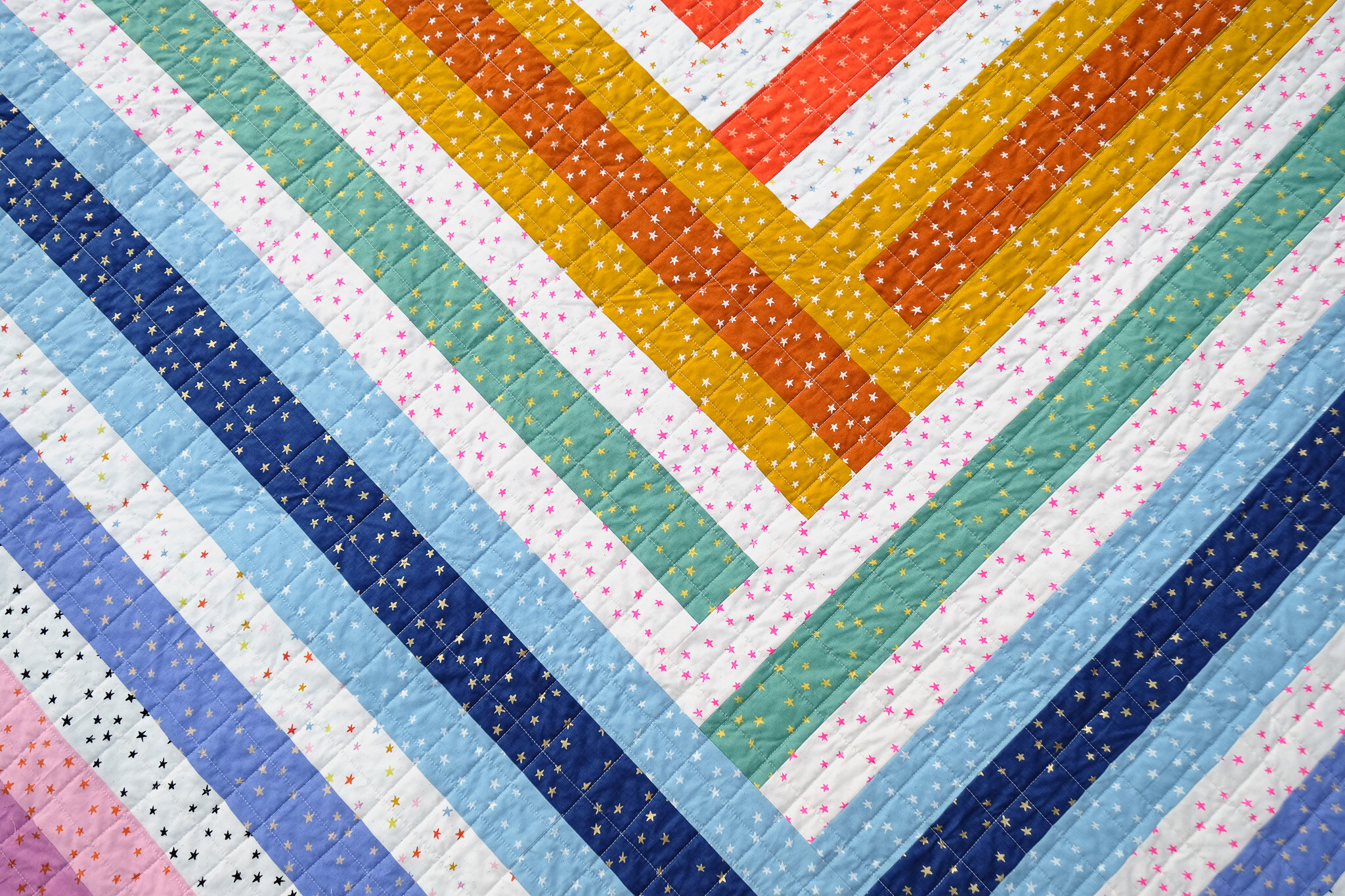 The Zoe Quilt in Starry - Kitchen Table Quilting