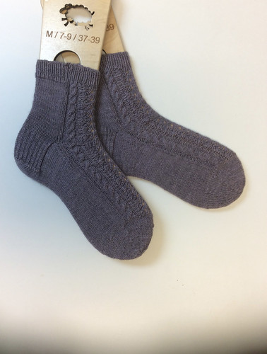 Ann (annvanwagner) knit a pair of Sherwood Socks from Kay F Jones (Bakery Bears).