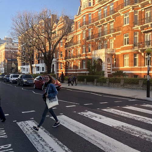 Walking across Abbey Road. From Ayden Berkey: #StudyAbroadBecause ... it will be the time of your life!!!