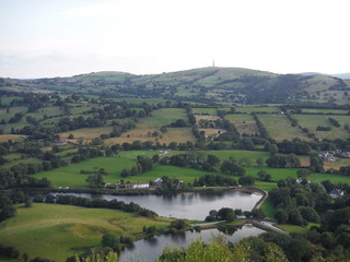 Teggsnose and Bottoms Reservoirs with Croker Hill, from Tegg's Nose SWC Walk 389 - Buxton to Macclesfield