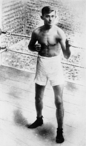 boxers portraits boxing young ring posing bare hands shorts state library queensland