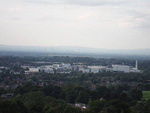 Hurdsfield Industrial Estate and Greater Manchester, from Blakelow SWC Walk 389 - Buxton to Macclesfield