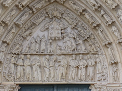 Sat, 08/23/2014 - 08:34 - Tympanum Poitiers Cathedral - Poitiers, France, 23/08/2014