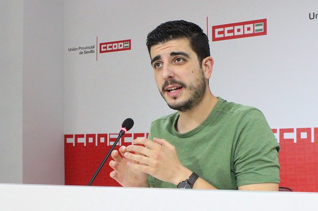 José Manuel Torres. Secretario de Juventud de CCOO de Sevilla