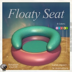 New release : Floaty Seat / Groupgift till August 31st