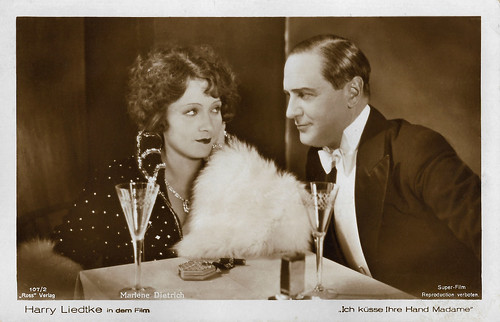 Harry Liedtke and Marlene Dietrich in Ich küsse Ihre Hand Madame (1929)