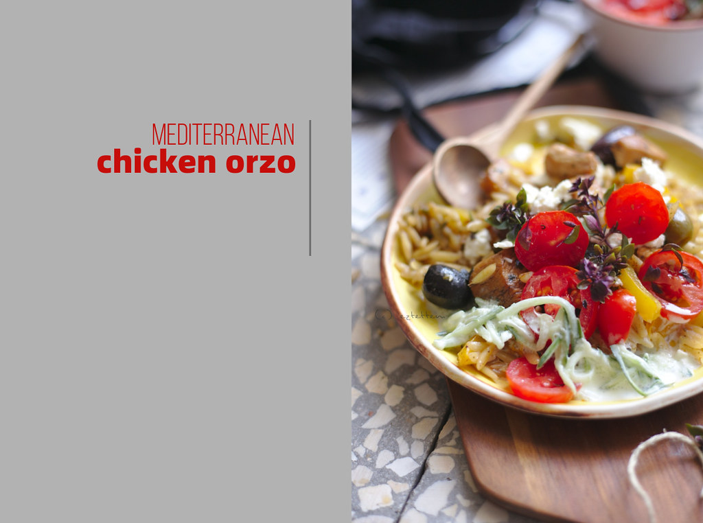 mediterranean chicken orzo