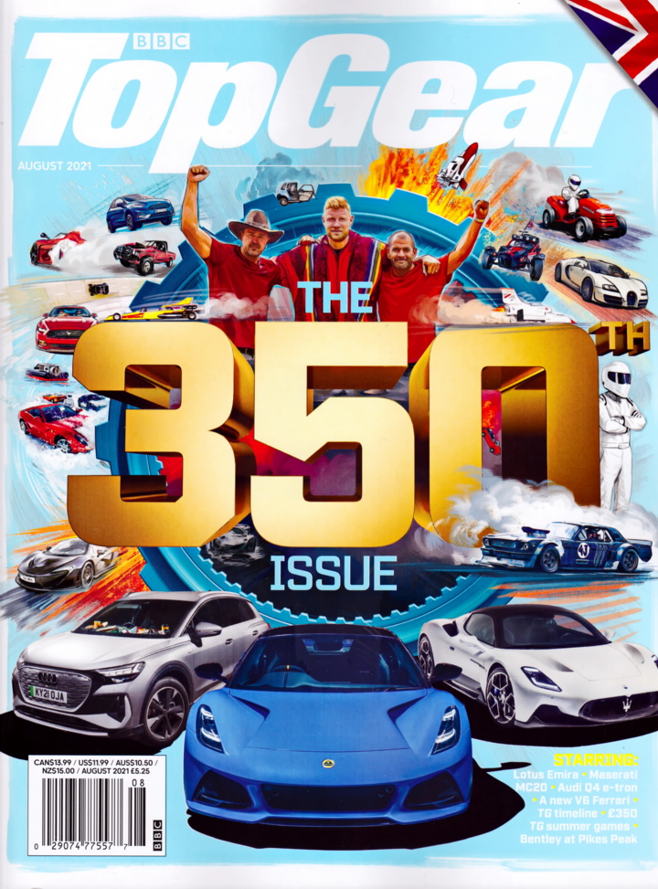 Image of BBC Top Gear UK - 2021-08 - cover