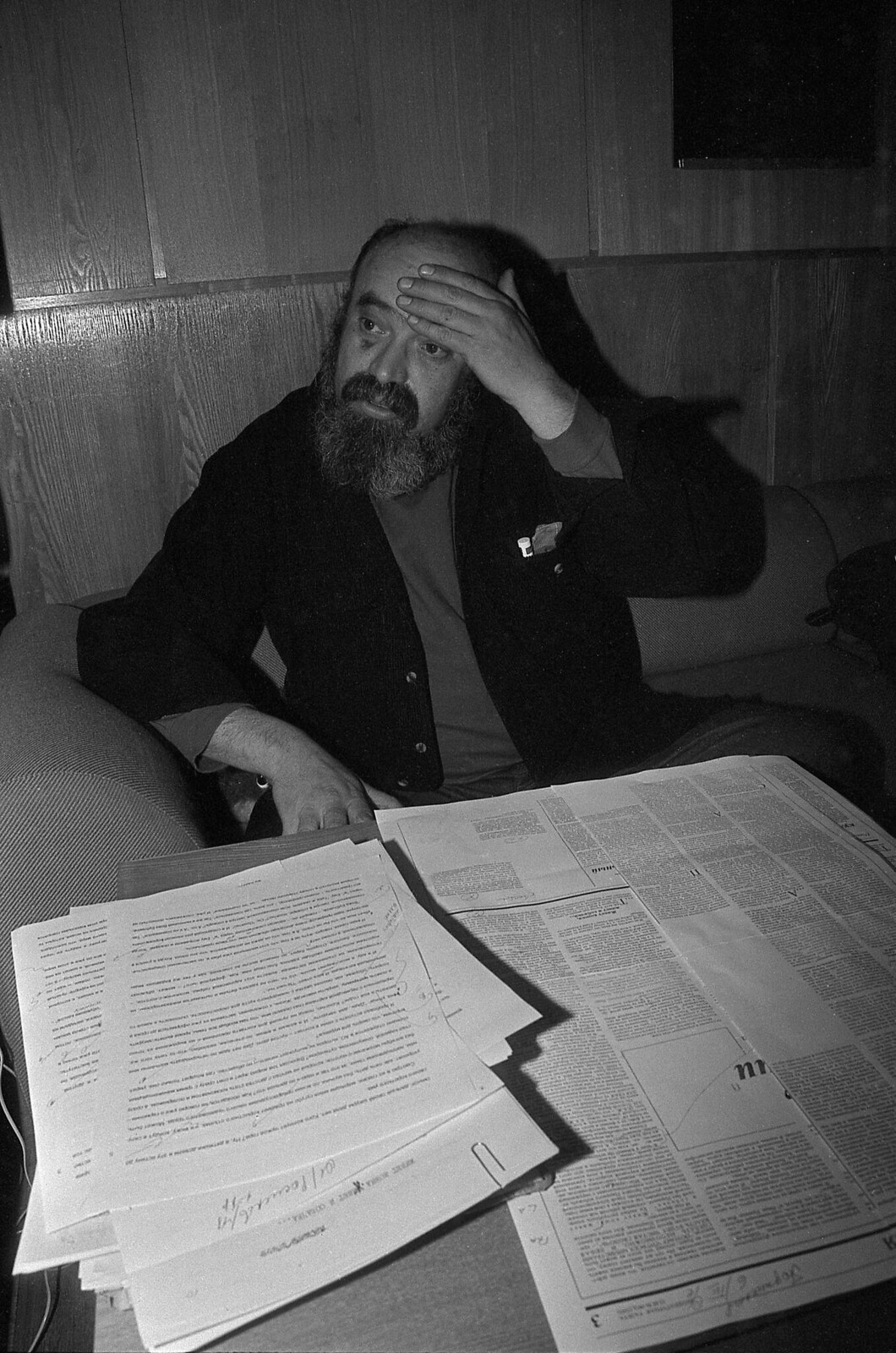 1995. Евгений Попов на вечере в Доме журналистов