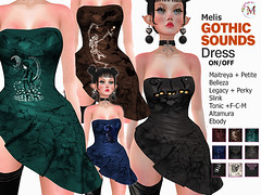 Melis-Gothic Sounds Dress PACK