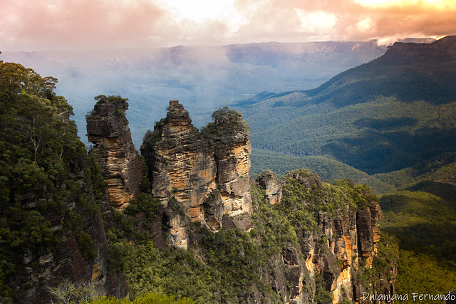 Three Sisters Rock Formation