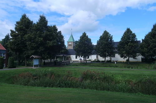 Blick auf den Burgpark Venhaus bei Spelle