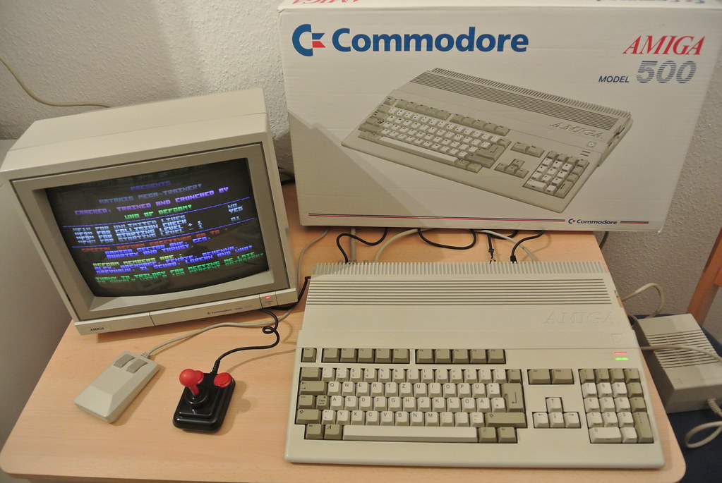 Amiga 500 Revision 3, Heimcomputer Amiga 500 . Bj 1985 Boar…