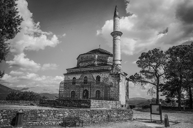 Mosque monument in Greece. Ioannina citadel.