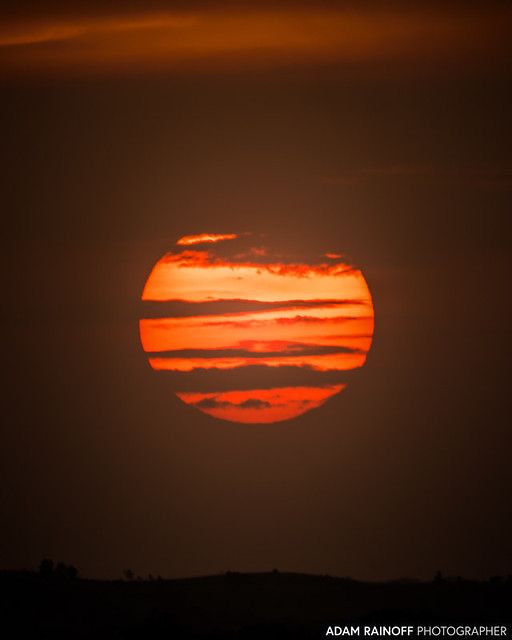 Sunset Mirador del Llano La Macarena Meta Colombia