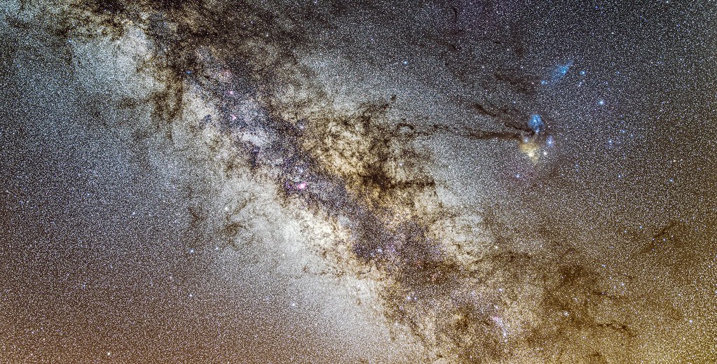 Milky Way above La Palma with Antares