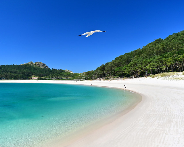 Playa de Rodas en las Islas Cies