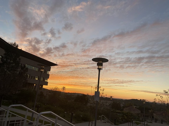 Sunset at CSU San Marcos