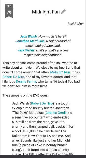 On the 78ᵗʰ 🎂 of Robert De Niro, a favorite movie [Midnight Run]