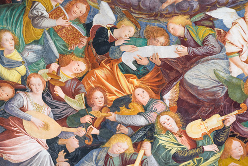 Saronno - Santuario della Beata Vergine dei Miracoli - The Concert of Angels by Gaudenzio Ferrari