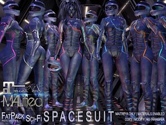 MALified - Sci-Fi SpaceSuit Outfits - FatPack