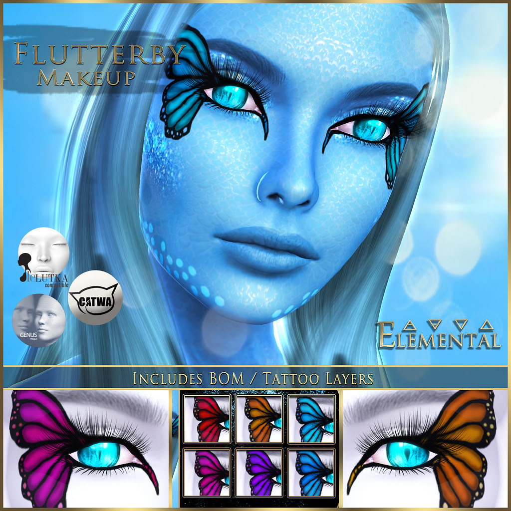 - ELEMENTAL - 'Flutterby' Makeup with BOM Advert