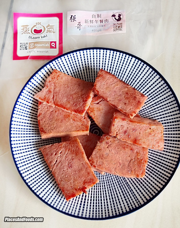 steamlah luncheon meat