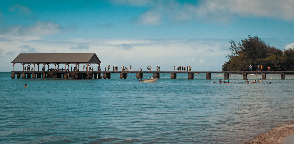 The pier at Hanalei