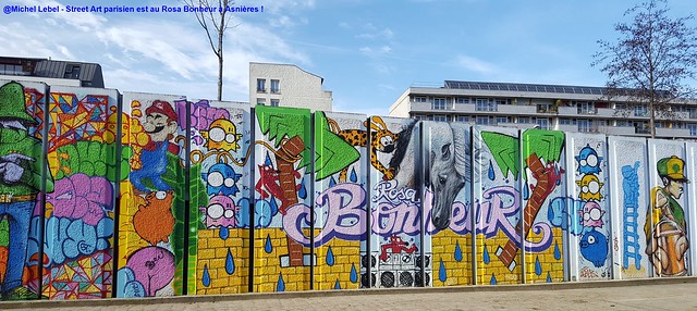 Mur de Street Art et Graffitis au Rosa Bonheur d'Asnières sur Seine (6)