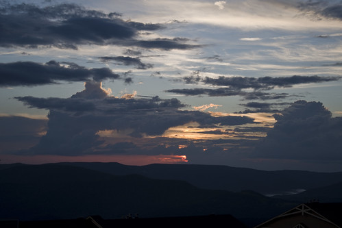 Dramatic sky at sunset. Snowshoe West Virginia. by cakoberg, westvirginia dramaticsky clouds sunset sky