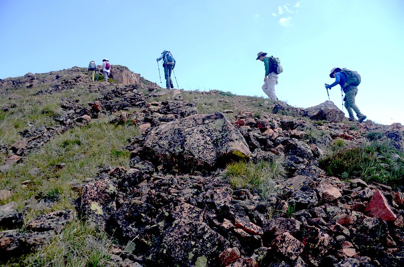 On the south ridge of Uneva Peak (18)