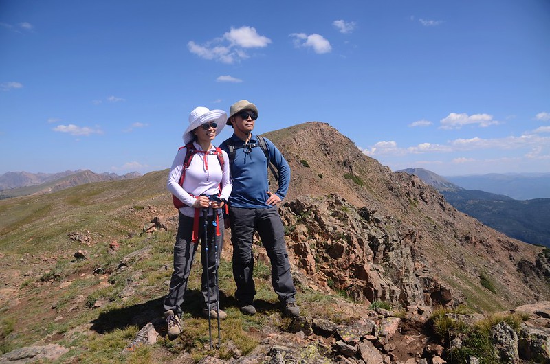 On the Point  12,380 ft. of Uneva Peak ridge (14)