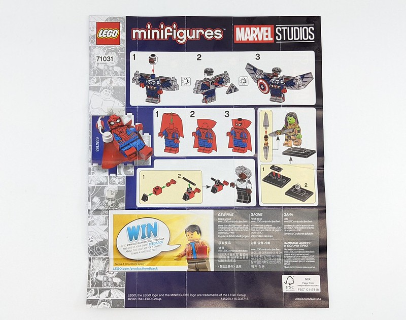 71031: LEGO Minifigures Marvel Studio Series Review