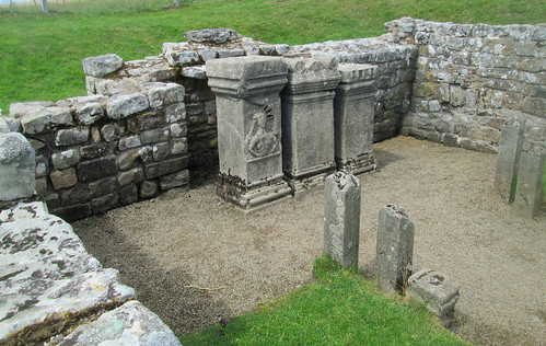Mithraic Temple, Carrawburgh, Northumberland, Roman ruin