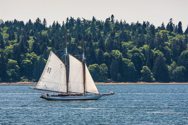 Schooner Adventuress on Puget Sound near Seattle