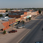 20210719-RD-LSC-0136 Aerial view of Main Street, Chadron, NE, on July 19, 2021. 

