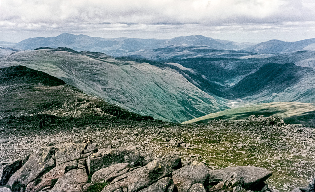 Northwards from the Summit of Bowfell