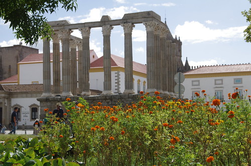 Ruinas del Templo romano de Évora