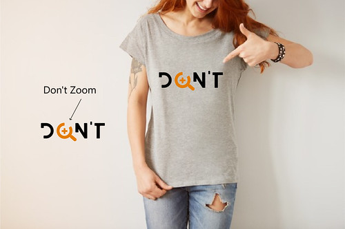 don't zoom T-shirt, minimal logo design clean, awesome | by designershafiqu