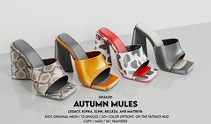 Autumn Mules