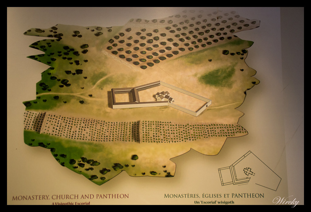 Plano del yacimiento arqueológico de Melque