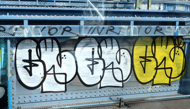Graffiti along the railway